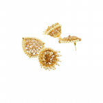 Gold-Plated Dome Shaped Jhumkas