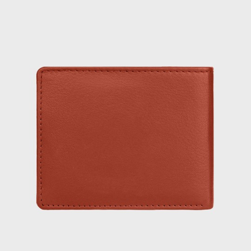 Men Textured Leather Two Fold Wallet